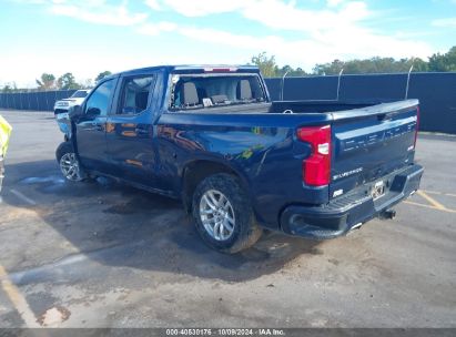 2022 CHEVROLET SILVERADO 1500 LTD 4WD  SHORT BED RST Dark Blue  Gasoline 1GCUYEED6NZ168604 photo #4