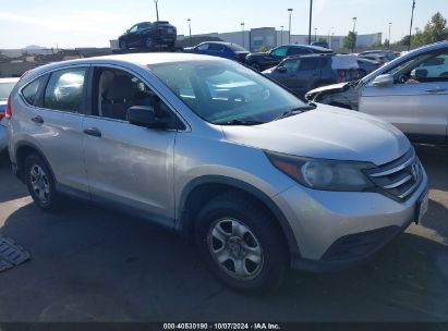 2012 HONDA CR-V LX Silver  Gasoline 2HKRM3H39CH507918 photo #1