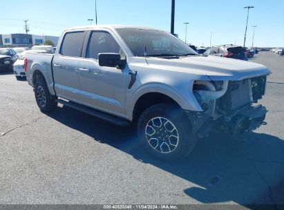 2023 FORD F-150 XLT Silver  Gasoline 1FTFW1E88PKD02597 photo #1