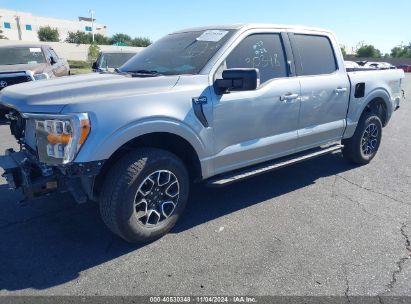 2023 FORD F-150 XLT Silver  Gasoline 1FTFW1E88PKD02597 photo #3