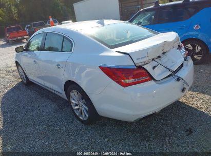 2016 BUICK LACROSSE White  Gasoline 1G4GB5G34GF137970 photo #4