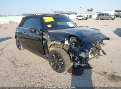 2019 MINI CONVERTIBLE COOPER S Black  Gasoline WMWWG9C59K3E39796 photo #1