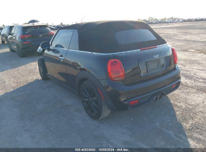 2019 MINI CONVERTIBLE COOPER S Black  Gasoline WMWWG9C59K3E39796 photo #4