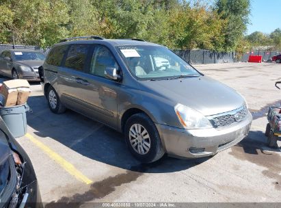 2011 KIA SEDONA LX Silver  Gasoline KNDMG4C75B6364752 photo #1