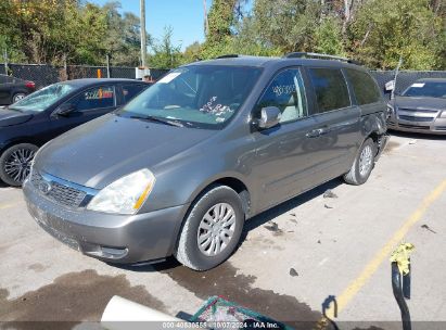 2011 KIA SEDONA LX Silver  Gasoline KNDMG4C75B6364752 photo #3