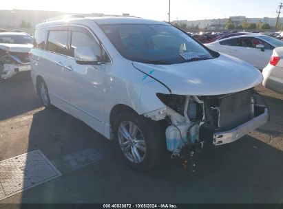 2012 NISSAN QUEST LE White  Gasoline JN8AE2KP3C9037785 photo #1