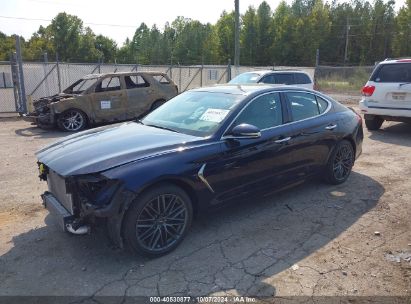 2019 GENESIS G70 2.0T ADVANCED Blue  Gasoline KMTG34LA8KU031852 photo #3