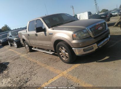 2005 FORD F-150 LARIAT/XLT Gold  Gasoline 1FTPW12505FA56780 photo #1