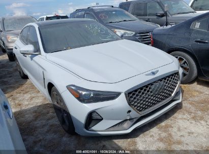 2020 GENESIS G70 3.3T RWD Pewter  Gasoline KMTG34LE7LU056505 photo #1