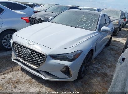 2020 GENESIS G70 3.3T RWD Pewter  Gasoline KMTG34LE7LU056505 photo #3