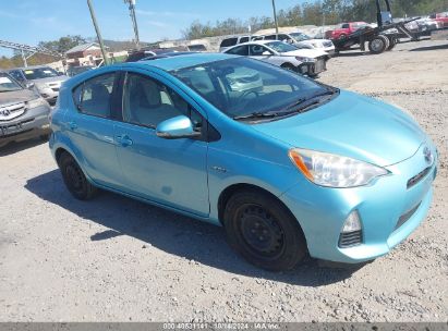 2012 TOYOTA PRIUS C ONE Blue  Hybrid JTDKDTB37C1002106 photo #1