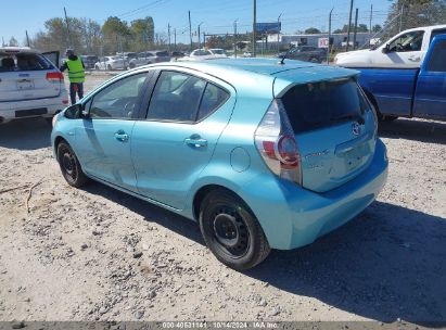 2012 TOYOTA PRIUS C ONE Blue  Hybrid JTDKDTB37C1002106 photo #4