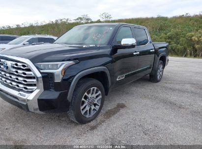 2024 TOYOTA TUNDRA HYBRID 1794 EDITION Black  Hybrid 5TFMC5DB1RX047544 photo #3