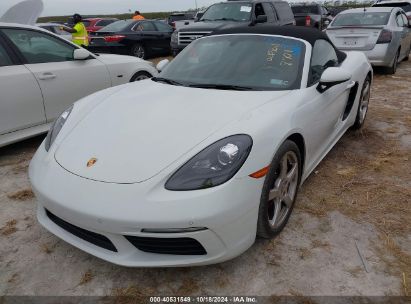 2019 PORSCHE 718 BOXSTER White  Gasoline WP0CA2A82KS211041 photo #3