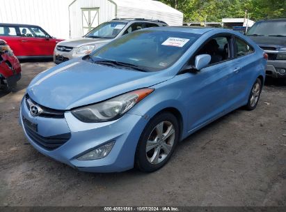 2013 HYUNDAI ELANTRA GS Light Blue  Gasoline KMHDH6AE9DU007367 photo #3