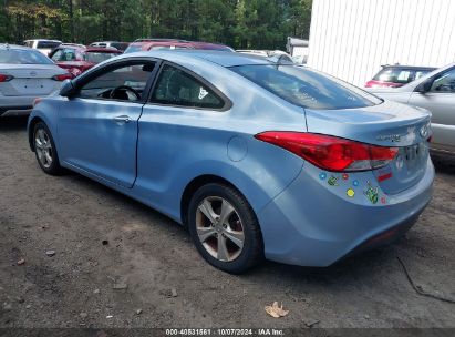 2013 HYUNDAI ELANTRA GS Light Blue  Gasoline KMHDH6AE9DU007367 photo #4