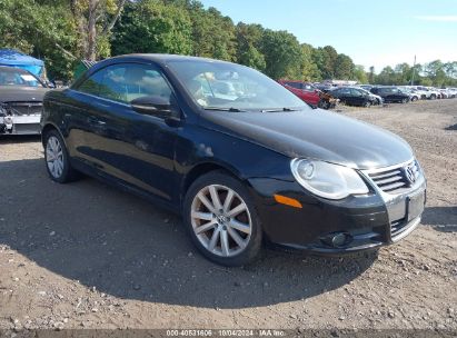 2011 VOLKSWAGEN EOS KOMFORT Black  Gasoline WVWBA7AH1BV000386 photo #1