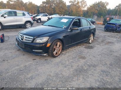 2011 MERCEDES-BENZ C 300 LUXURY 4MATIC/SPORT 4MATIC Black  Gasoline WDDGF8BBXBR159610 photo #3