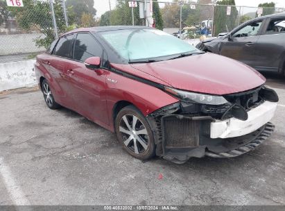 2017 TOYOTA MIRAI Burgundy  Other JTDBVRBD3HA001776 photo #1