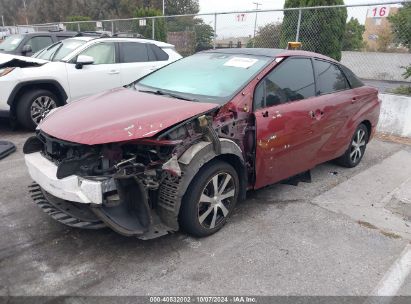 2017 TOYOTA MIRAI Burgundy  Other JTDBVRBD3HA001776 photo #3