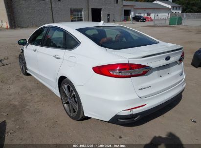 2020 FORD FUSION TITANIUM White  Gasoline 3FA6P0K91LR173957 photo #4