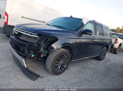 2021 FORD EXPEDITION LIMITED MAX Black  Gasoline 1FMJK1KT0MEA18563 photo #3