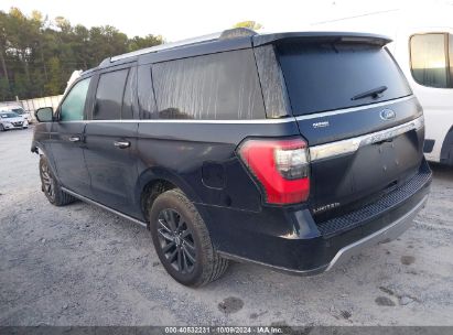 2021 FORD EXPEDITION LIMITED MAX Black  Gasoline 1FMJK1KT0MEA18563 photo #4