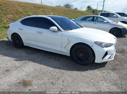 2020 GENESIS G70 2.0T RWD White  Gasoline KMTG34LA5LU063644 photo #1