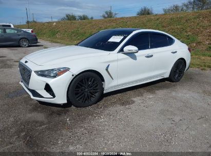 2020 GENESIS G70 2.0T RWD White  Gasoline KMTG34LA5LU063644 photo #3