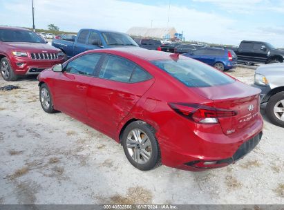 2020 HYUNDAI ELANTRA SEL Red  Gasoline KMHD84LF4LU043069 photo #4