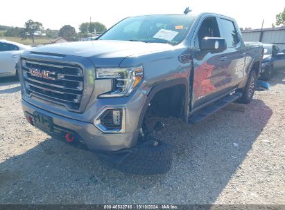 2019 GMC SIERRA 1500 AT4 Silver  Gasoline 3GTP9EEL6KG213392 photo #3