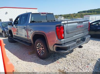 2019 GMC SIERRA 1500 AT4 Silver  Gasoline 3GTP9EEL6KG213392 photo #4