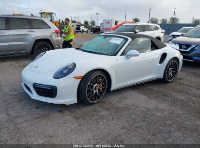 2017 PORSCHE 911 TURBO/TURBO S White  Gasoline WP0CD2A95HS178626 photo #3