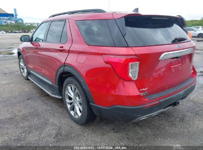 2021 FORD EXPLORER XLT Red  Gasoline 1FMSK8DH8MGB58712 photo #4