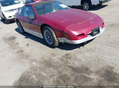 1987 PONTIAC FIERO GT Red  Gasoline 1G2PG1195HP238057 photo #1