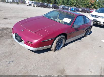 1987 PONTIAC FIERO GT Red  Gasoline 1G2PG1195HP238057 photo #3