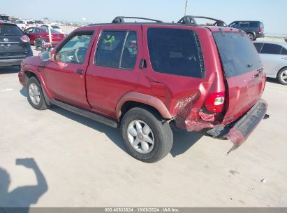 2000 NISSAN PATHFINDER LE/SE/XE Red  Gasoline JN8AR07SXYW420489 photo #1