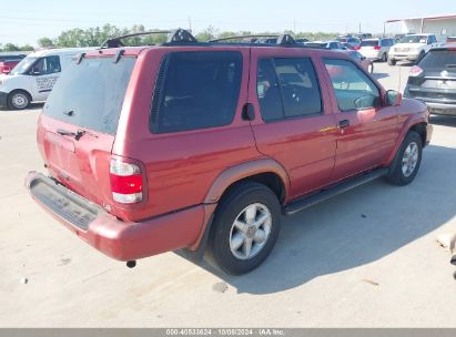 2000 NISSAN PATHFINDER LE/SE/XE Red  Gasoline JN8AR07SXYW420489 photo #3