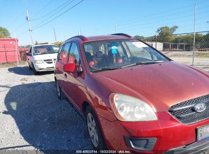 2007 KIA RONDO LX Red  Gasoline KNAFG525377089086 photo #1