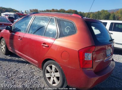 2007 KIA RONDO LX Red  Gasoline KNAFG525377089086 photo #4