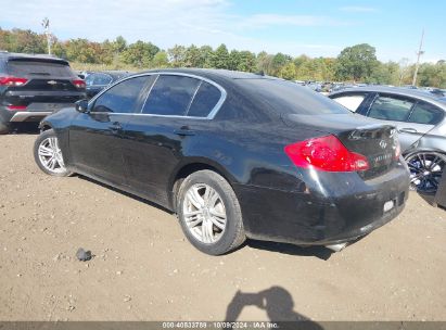 2011 INFINITI G25X Black  Gasoline JN1DV6AR4BM450994 photo #4