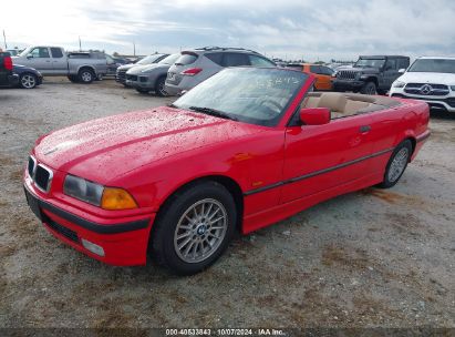 1997 BMW 328IC Red  Gasoline WBABK8321VET96168 photo #3