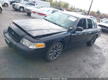 2005 FORD CROWN VICTORIA POLICE Black  Gasoline 2FAFP71W15X176720 photo #3