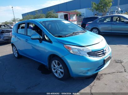 2014 NISSAN VERSA NOTE SV Blue  Gasoline 3N1CE2CP4EL371453 photo #1