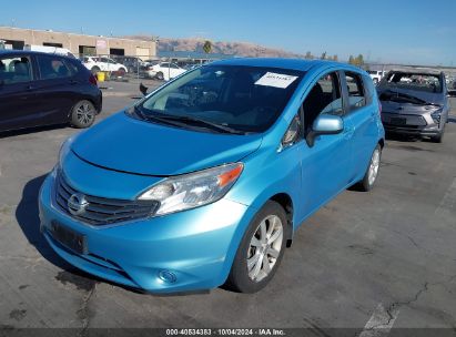 2014 NISSAN VERSA NOTE SV Blue  Gasoline 3N1CE2CP4EL371453 photo #3