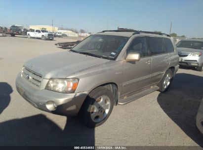 2005 TOYOTA HIGHLANDER LIMITED V6 Gold  Gasoline JTEDP21A650067916 photo #3