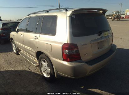 2005 TOYOTA HIGHLANDER LIMITED V6 Gold  Gasoline JTEDP21A650067916 photo #4