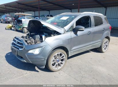 2020 FORD ECOSPORT TITANIUM Gray  Gasoline MAJ6S3KL9LC371096 photo #3