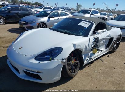 2017 PORSCHE 718 BOXSTER S White  Gasoline WP0CB2A84HS241566 photo #3