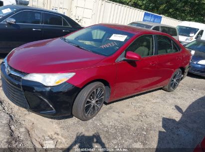 2017 TOYOTA CAMRY LE Maroon  Gasoline 4T1BF1FK1HU798921 photo #3